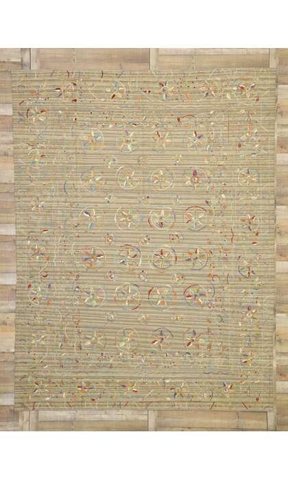 9 x 12 Vintage Uzbek Afghan Kilim Rug 80111