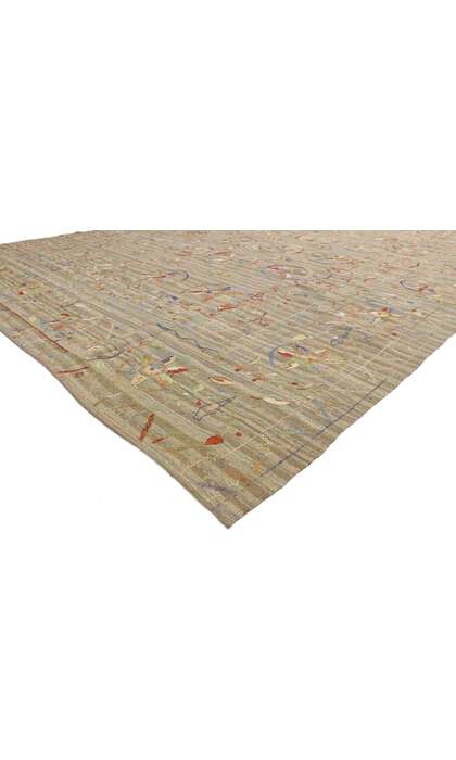 9 x 12 Vintage Uzbek Afghan Kilim Rug 80111