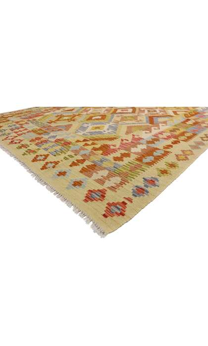 7 x 10 Vintage Afghan Kilim Rug 80132