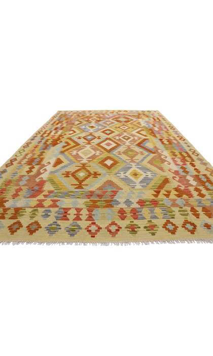 7 x 10 Vintage Afghan Kilim Rug 80132