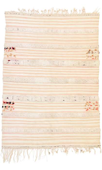 3 x 6 Vintage Moroccan Wedding Blanket Rug 20822