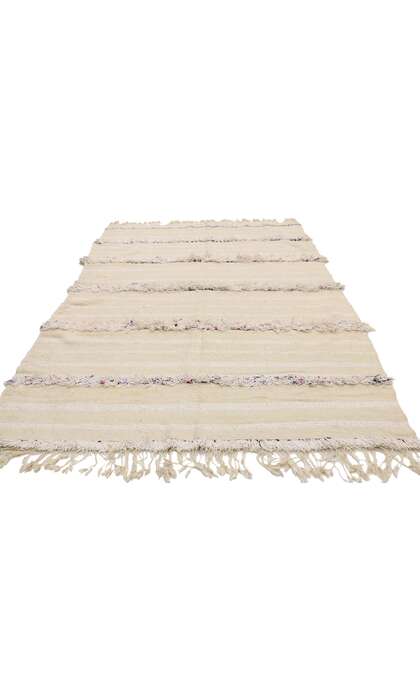 4 x 7 Vintage Moroccan Handira Kilim Rug 20825