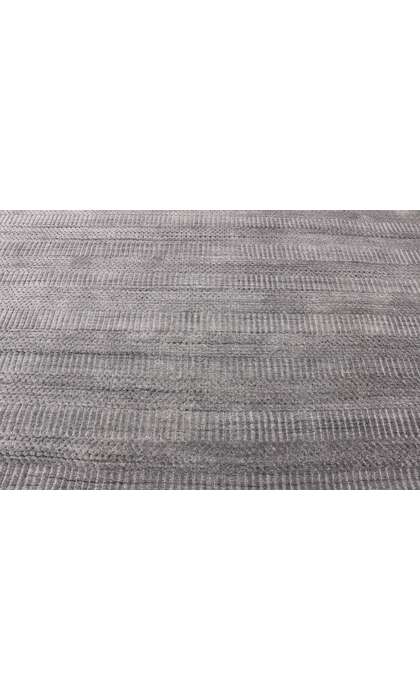 9 x 12 New Transitional Gray Area Rug with Modern Style 30439