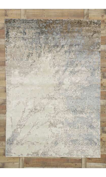 6 x 9 Contemporary Abstract Transitional Rug 30464