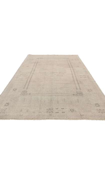 4 x 8 Vintage Muted Oushak Rug 52461