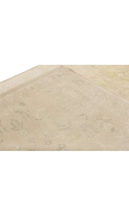 5 x 8 Neutral Muted Oushak Rug 52500