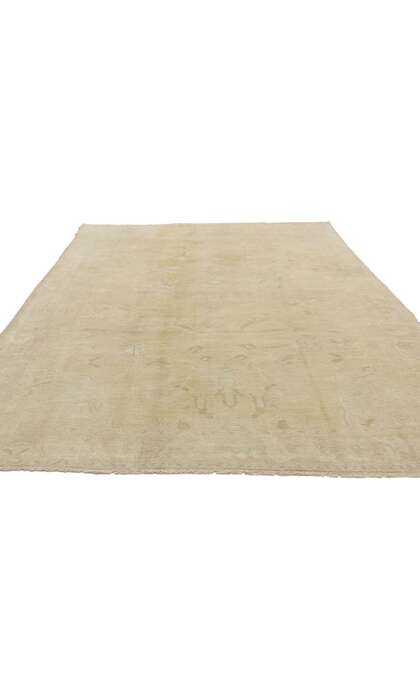 5 x 8 Neutral Muted Oushak Rug 52500