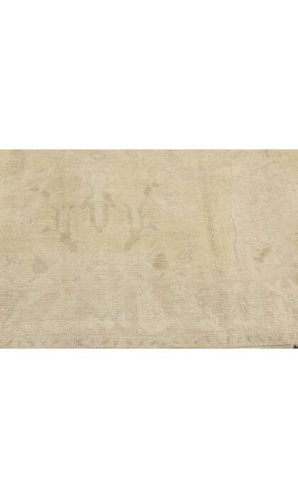 5 x 8 Neutral Muted Oushak Rug 52500