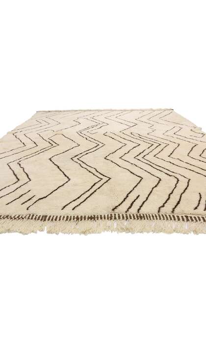 9 x 11 Organic Modern Beni Mrirt Moroccan Rug 20807