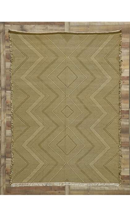 7 x 9 Vintage Earth-Tone Moroccan Kilim Rug 20886