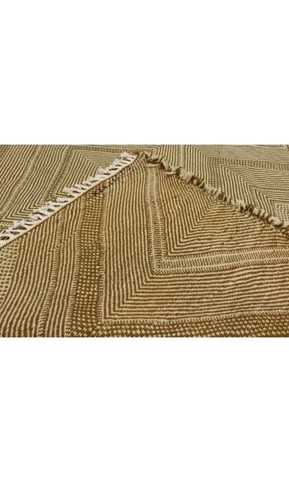 7 x 9 Vintage Earth-Tone Moroccan Kilim Rug 20886