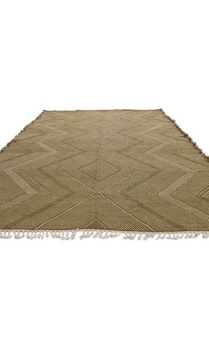7 x 9 Vintage Earth-Tone Moroccan Kilim Rug 20886