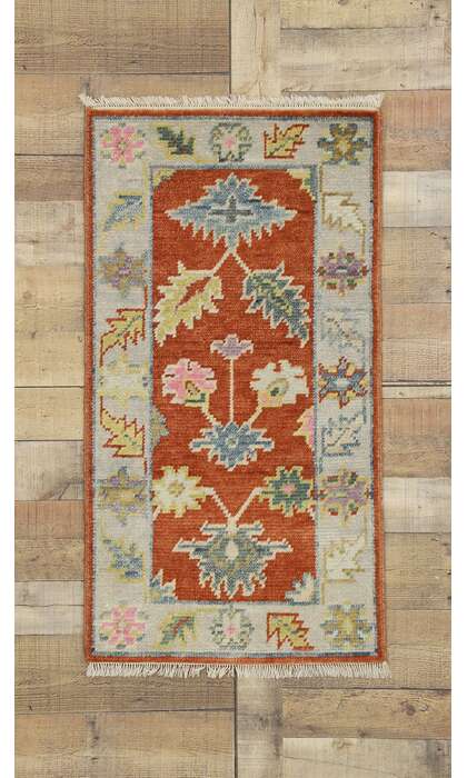 2 x 4 Colorful Oushak Rug 30493