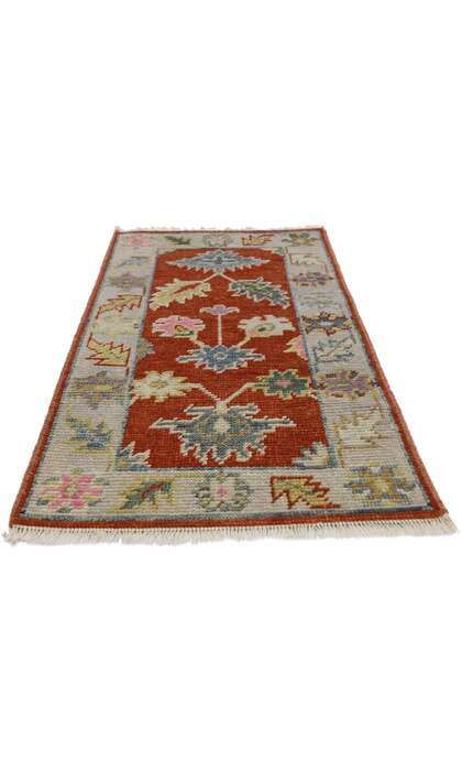 2 x 4 Colorful Oushak Rug 30493