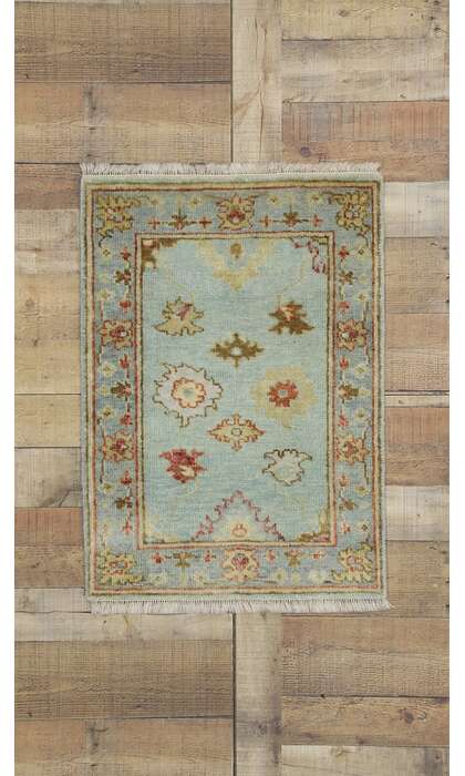 2 x 3 Colorful Oushak Rug 30495