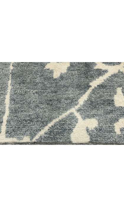 6 x 9 Modern Gray Moroccan Rug 30501