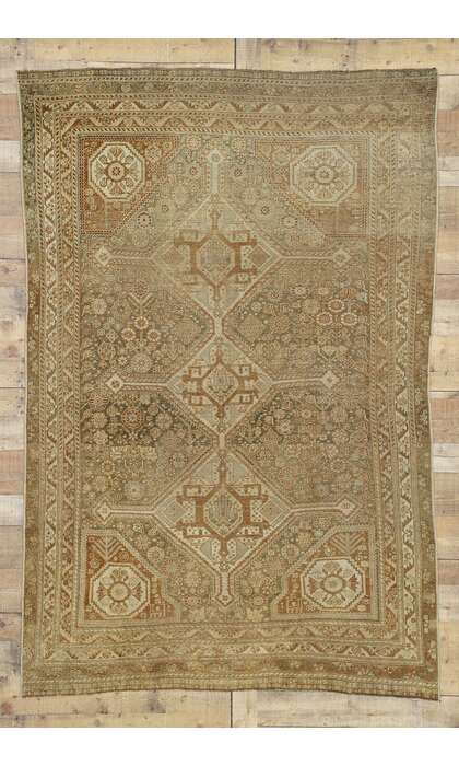 5 x 8 Antique Shiraz Rug 52434