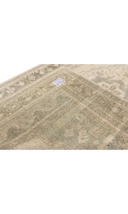 4 x 7 Vintage Neutral Oushak Rug 52440
