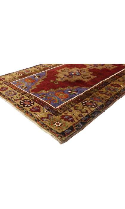 3 x 6 Vintage Red Turkish Oushak Rug 52446