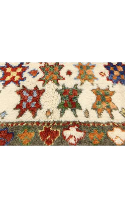 3 x 4 Vintage Turkish Oushak Rug 52447