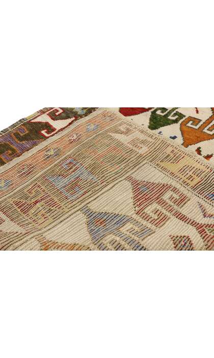 3 x 5 Vintage Turkish Oushak Rug 52448