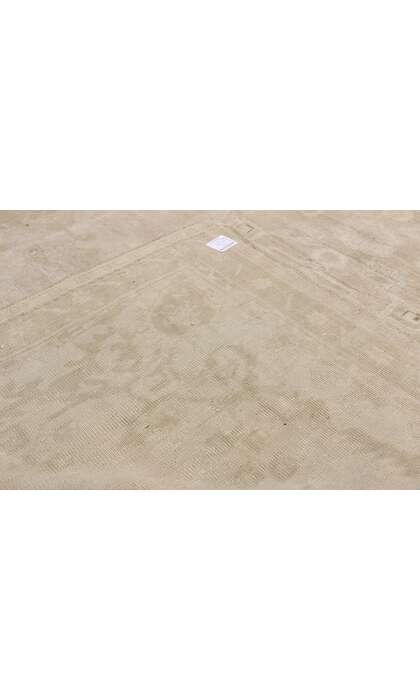 6 x 10 Vintage Muted Oushak Rug 52477