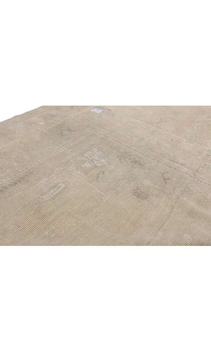 6 x 9 Vintage Muted Oushak Rug 52486