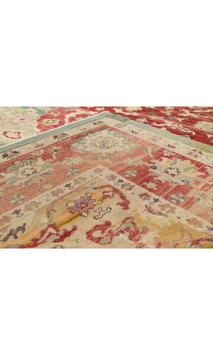 12 x 15 Modern Turkish Oushak Rug 52508