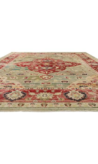 12 x 15 Modern Turkish Oushak Rug 52508