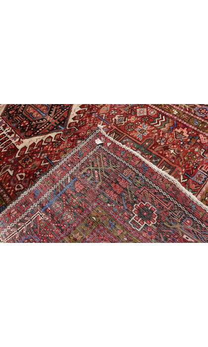 5 x 15 Vintage Heriz Rug 76004