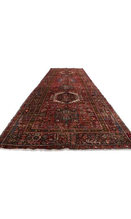 5 x 15 Vintage Heriz Rug 76004