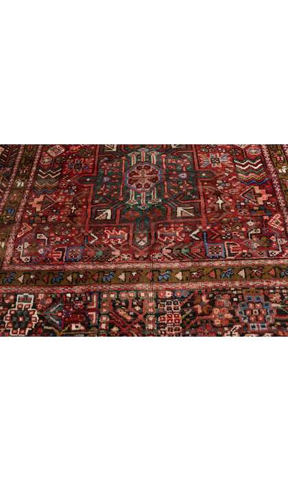 5 x 15 Vintage Heriz Rug 76004