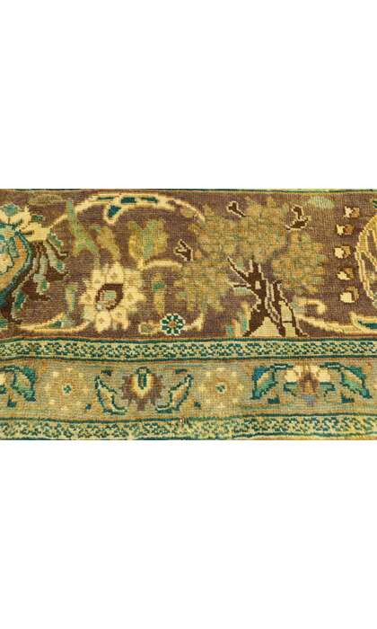 10 x 16 Vintage Persian Tabriz Rug 76348