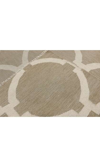 8 x 10 Transitional Trellis Kilim Rug 77229