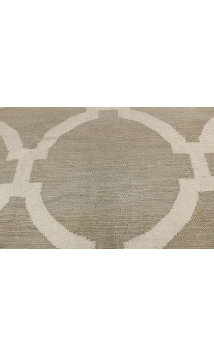 8 x 10 Transitional Trellis Kilim Rug 77229