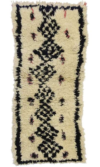 2 x 5 Vintage Moroccan Azilal Rug 20850