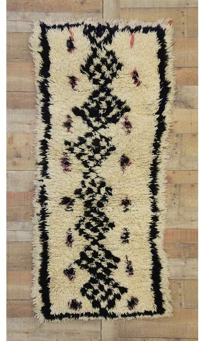 2 x 5 Vintage Moroccan Azilal Rug 20850