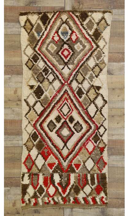 3 x 7 Vintage Moroccan Azilal Rug 20871