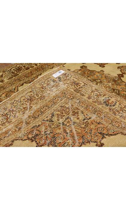 4 x 5 Vintage Tabriz Rug 51173