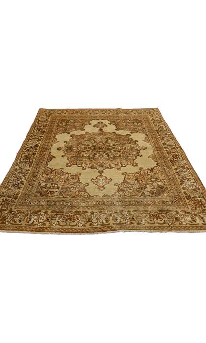4 x 5 Vintage Tabriz Rug 51173