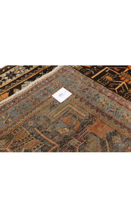4 x 4 Antique Hamadan Rug 72607