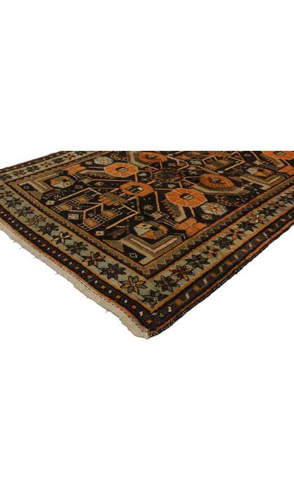 4 x 4 Antique Hamadan Rug 72607