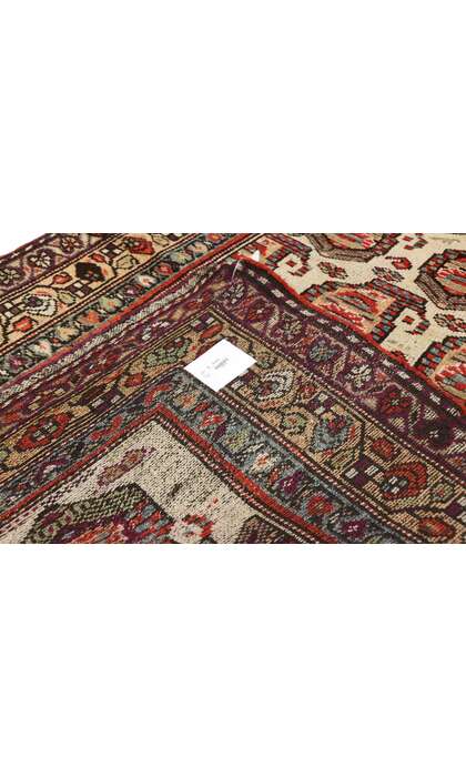 3 x 5 Antique Persian Kurdish Rug 72613