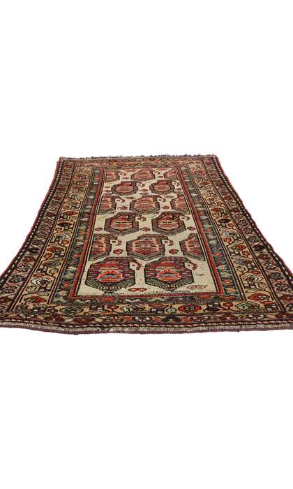 3 x 5 Antique Persian Kurdish Rug 72613