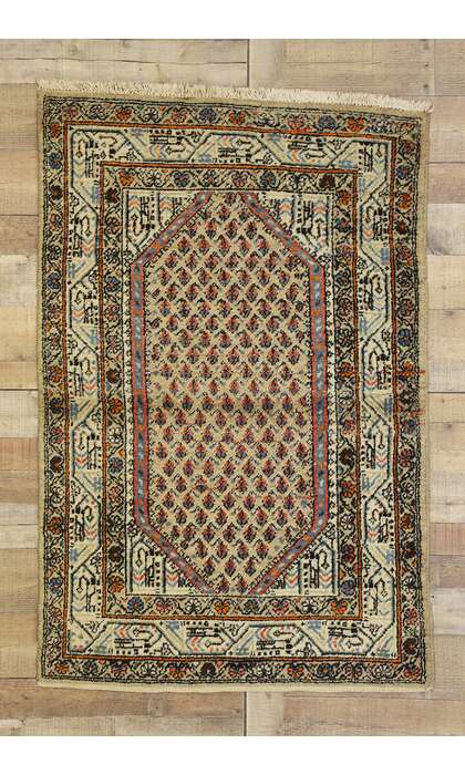 3 x 5 Antique Persian Saraband Rug 72632