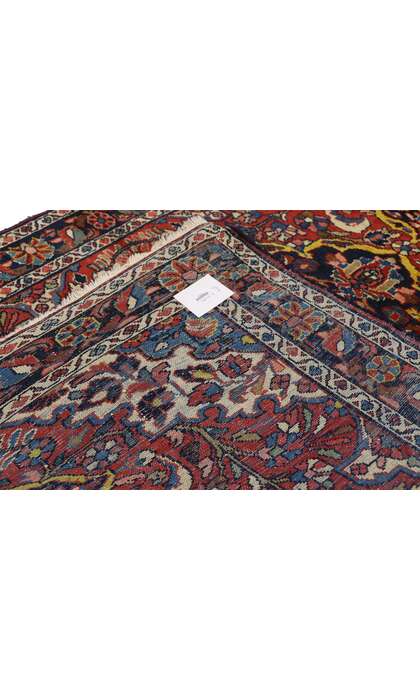 4 x 5 Antique Persian Lilihan Rug 72852