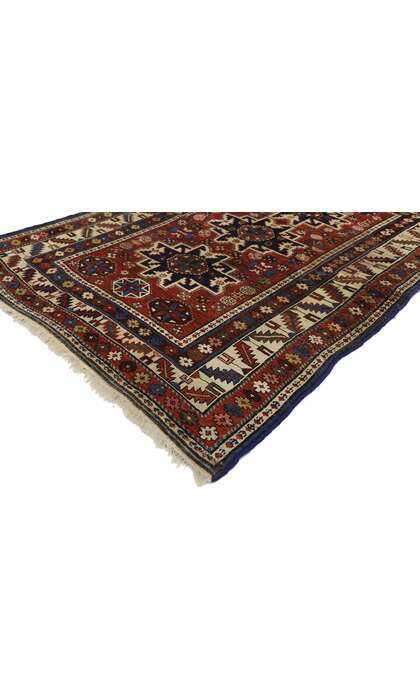 3 x 5 Antique Caucasian Shirvan Rug 72858