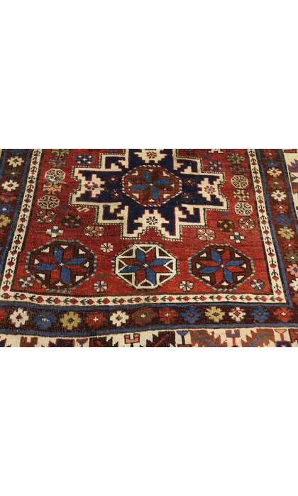 3 x 5 Antique Caucasian Shirvan Rug 72858
