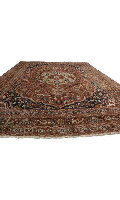 9 x 13 Antique Tabriz Rug 73111