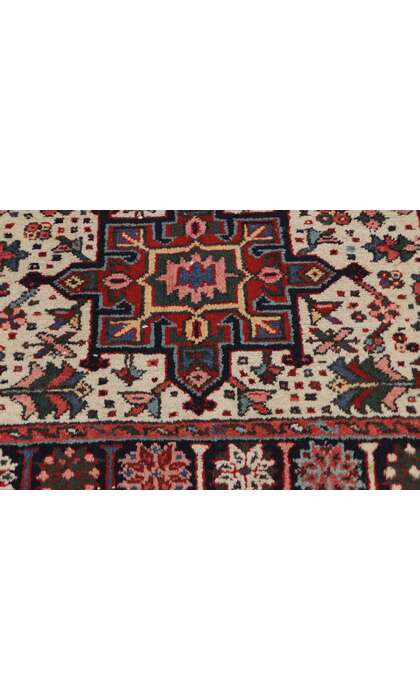 4 x 4 Antique Heriz Rug 73300
